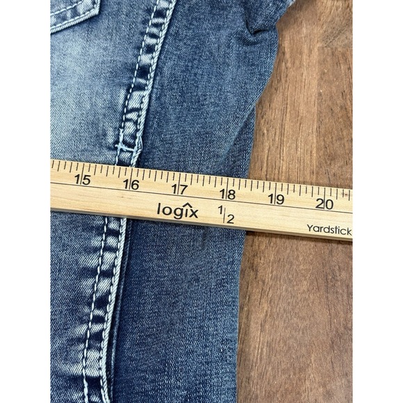 Grace In La Women's Embroidered Denim Jacket Size M Cowgirl Western - Picture 7 of 9